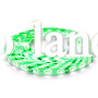 Светодиодная лента зеленый цвет B-LED 3528-60 R IP65 герметичная, 1м